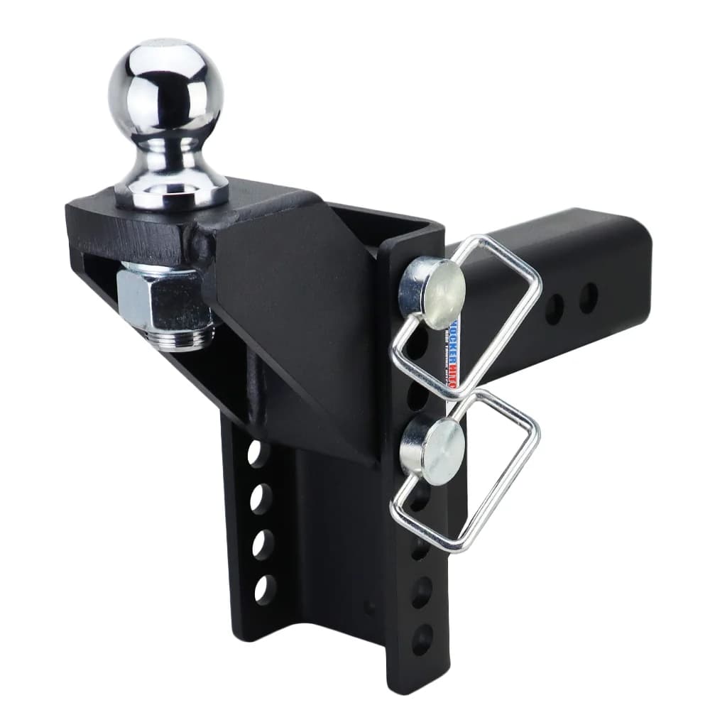 Shocker XR Raised Hitch w/2" Ball — Shocker bumper-pull receiver hitch (SKU SH-XR125-310-2)