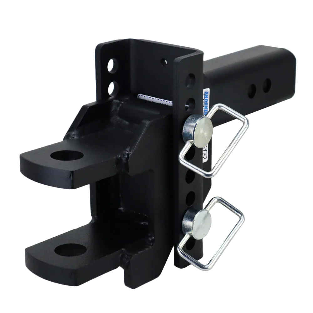 Shocker XR Clevis Hitch w/1-1/4" Holes — Shocker bumper-pull receiver hitch (SKU SH-XR125-360)